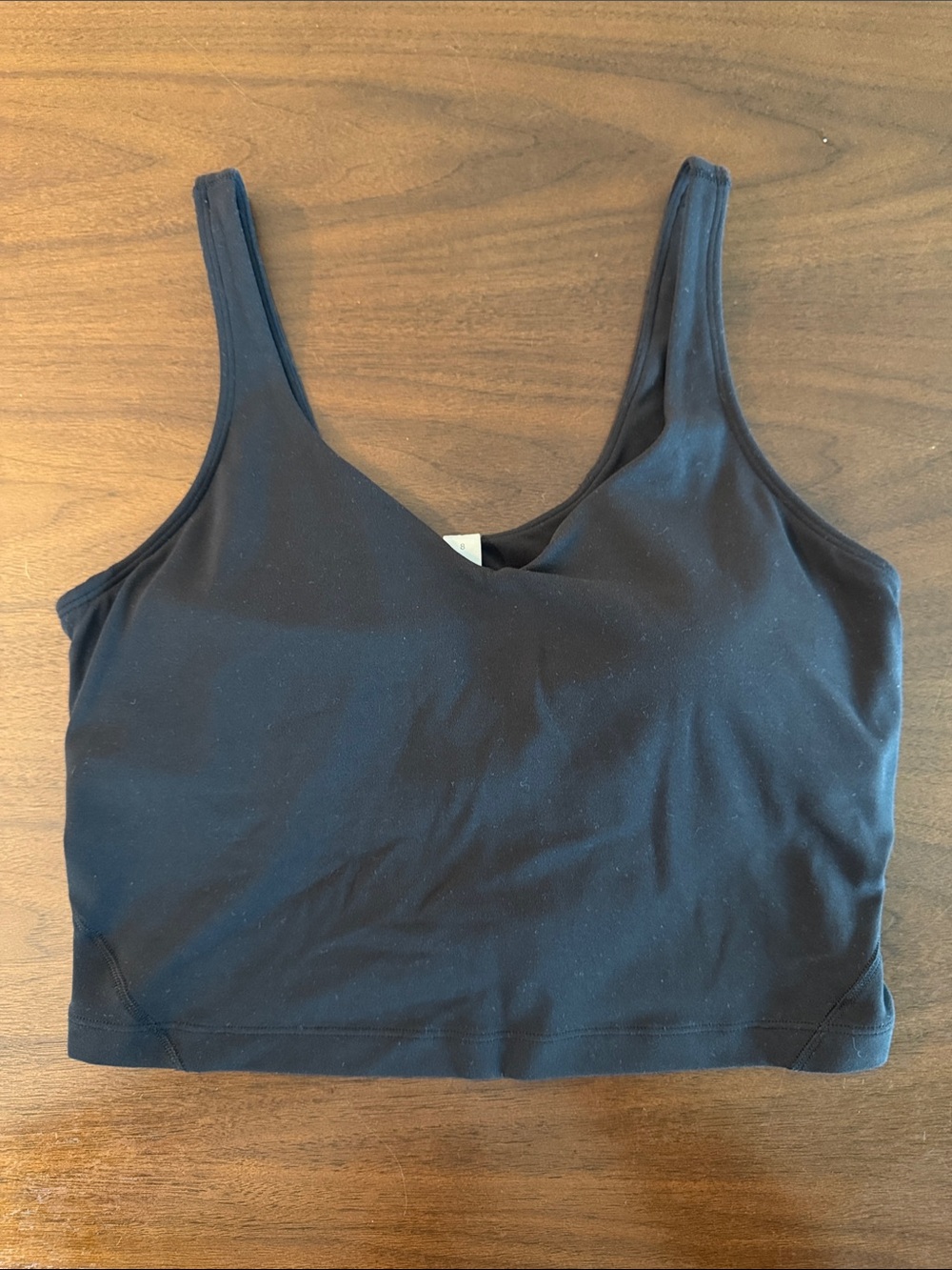 Lululemon black align tank, size 8, like new